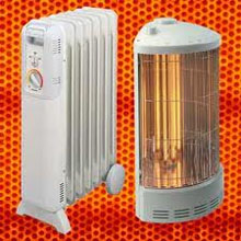 Energy efficient portable electric heaters
